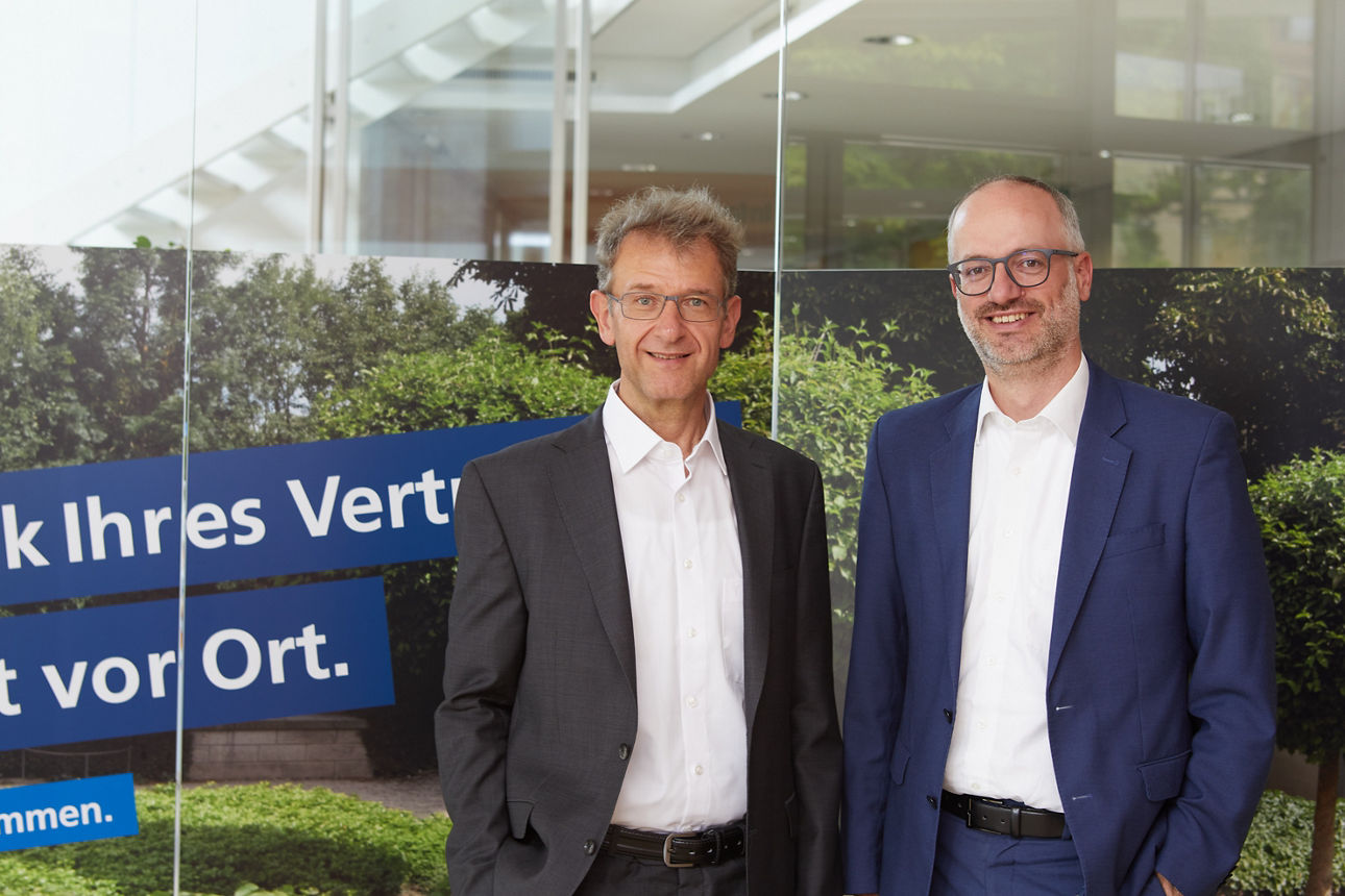 Unsere Vorstände Winfried Stahl und Thomas Haag