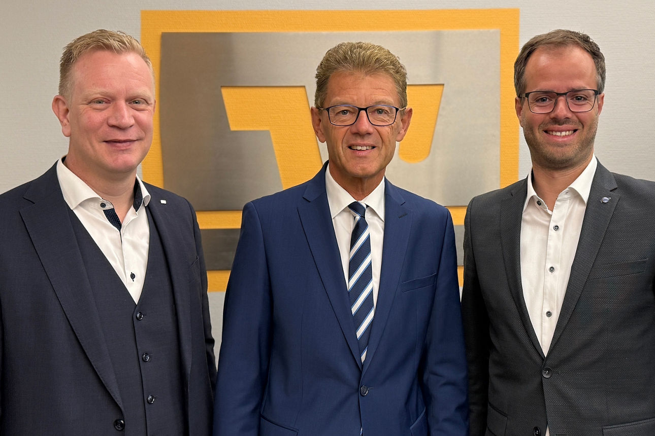 Foto unseres Vorstandes: Martin Sachsenhauser, Andreas Reindl, Florian Rauch (Vorstands-Assistenz/Prokurist)