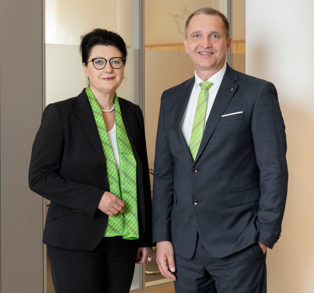 Foto unseres Vorstands Doreen Hackenberg-Mathow & Sven Thamm