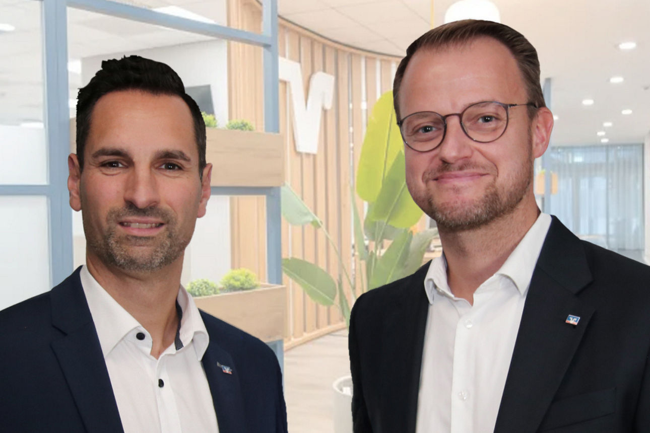 Foto unseres Vorstands: Links Peter Schau, rechts Michael Pohlmann