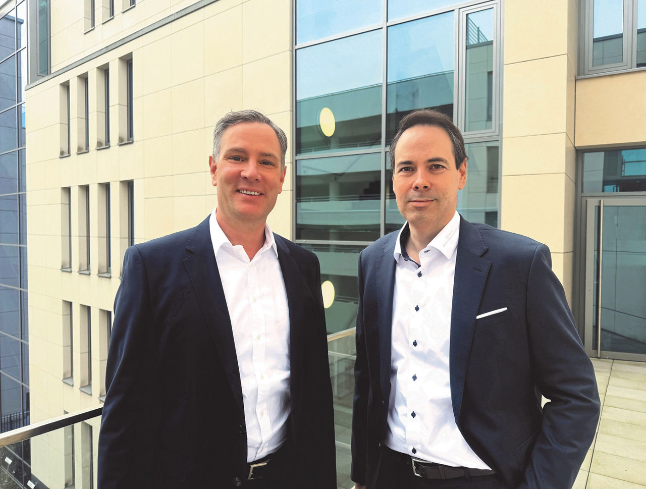 Foto unseres Vorstands Patrick Miljes (links) und Thomas Reinig (rechts)