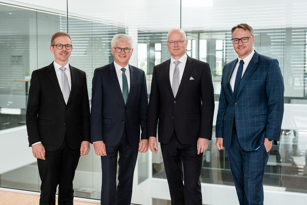 Die vier Vorstände der Pax-BKC