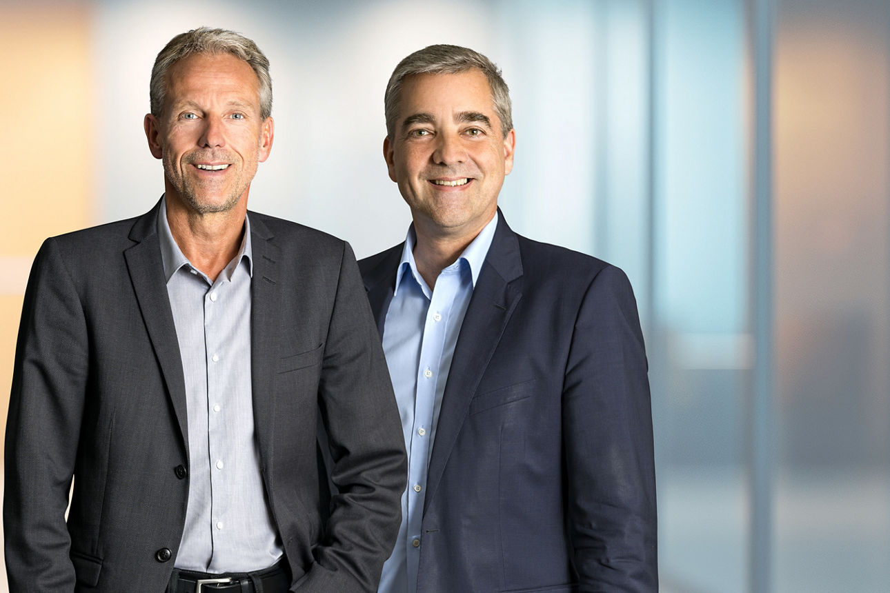 Foto unseres Vorstands - Carsten Jöres und Uwe Schulze-Vorwick