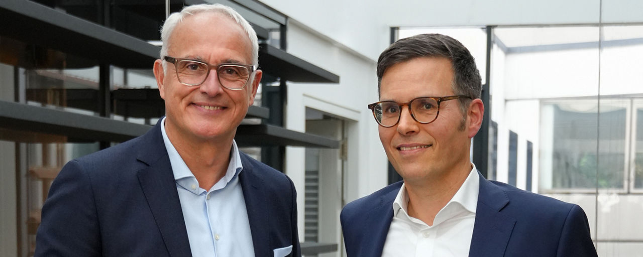 Vorstand: links Olaf Kothes und rechts Christoph Gommans