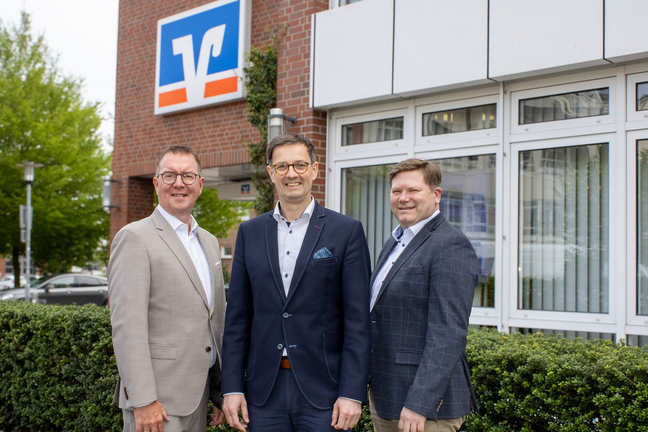 Foto unseres Vorstands v.l.: Ludger Ostermann, Jürgen Fuhler und Rainer Herbers