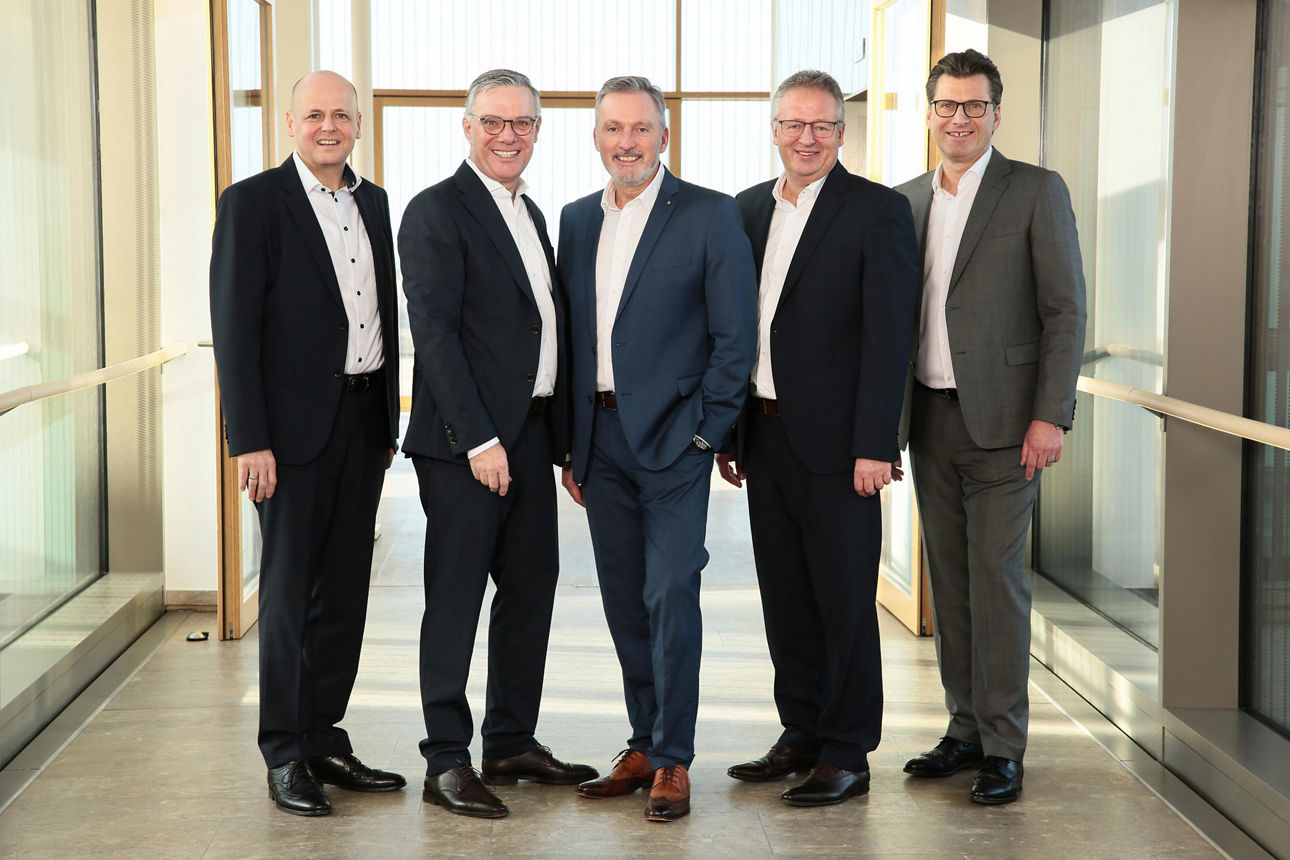 v.l. Ralf Löbach,Burchard Kraus,Holger Hürten,Andre Schmeis, Mathias Lutz