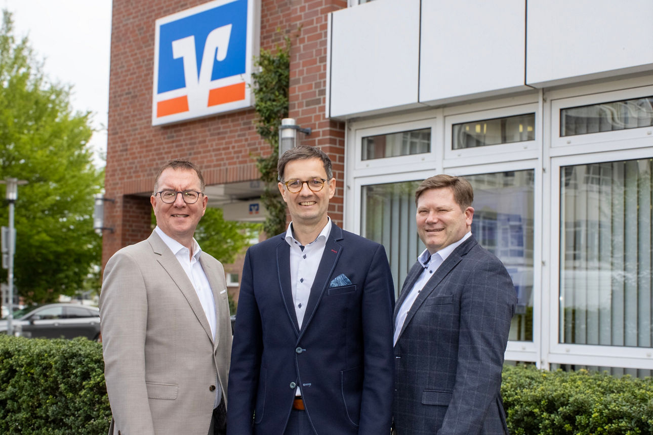Foto unseres Vorstands v.l.: Ludger Ostermann, Jürgen Fuhler und Rainer Herbers