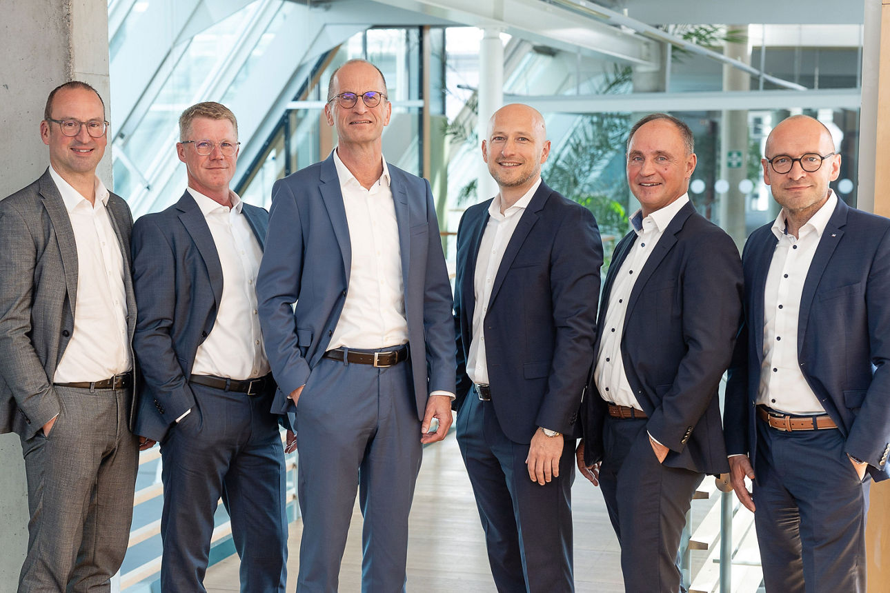 v.l.n.r.: Holger Neubauer, Thomas Rohrer, Klaus Bieler, Dimitrios Meletoudis, Juan Baltrock, Jan Michalek