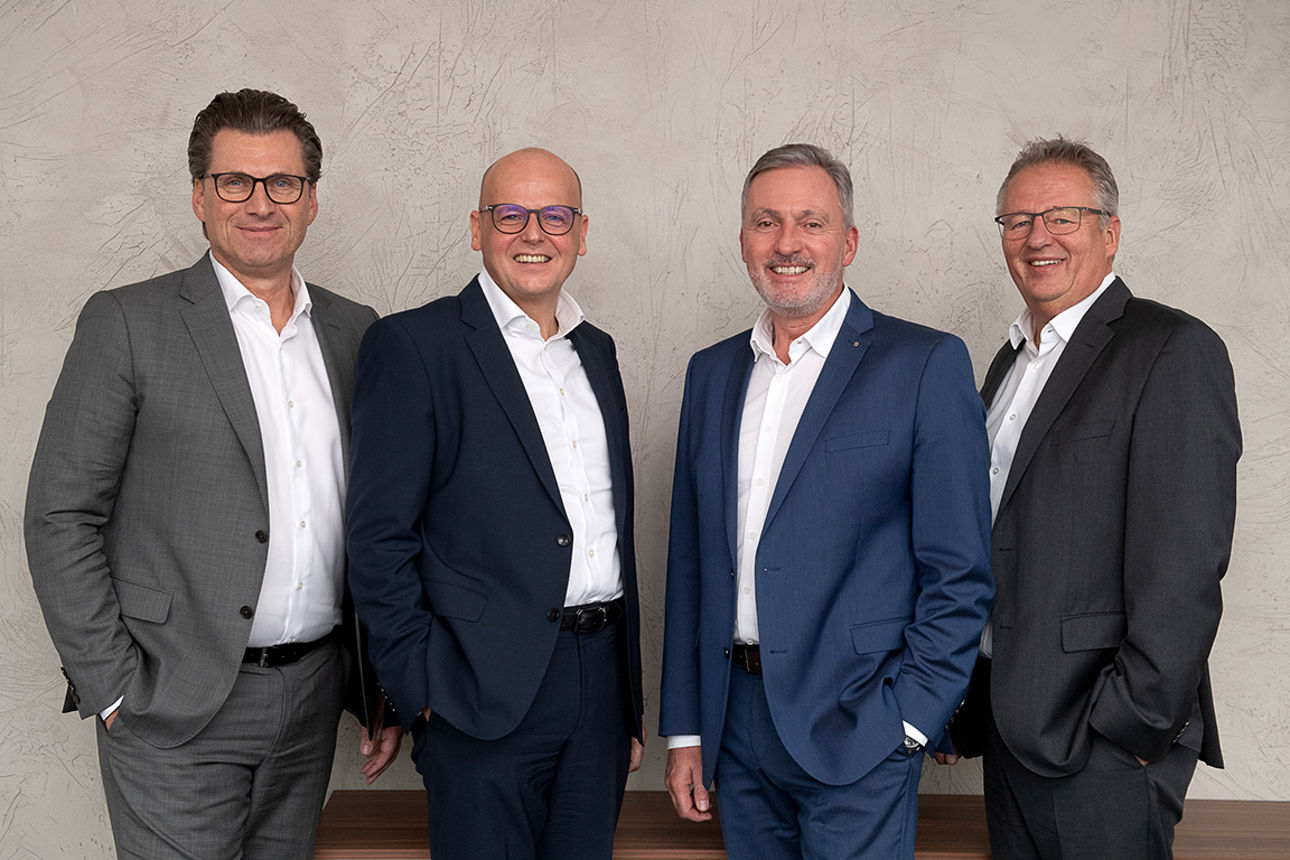 v. l. Mathias Lutz, Ralf Löbach, Holger Hürten und André Schmeis