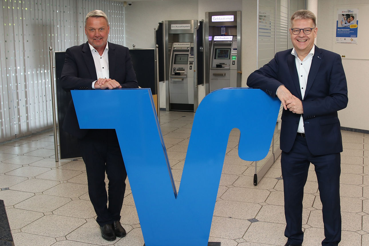 Die beiden Vorstandsmitglieder Wolfgang Hillemeier und Jörg Horstkötter