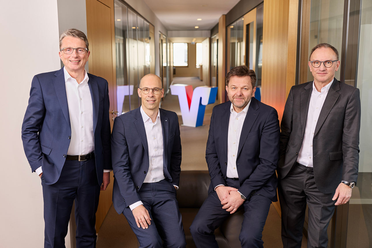 Die Vorstandsmitglieder der Volksbank in Ostwestfalen. Bild: Kai Uwe Oesterhelweg