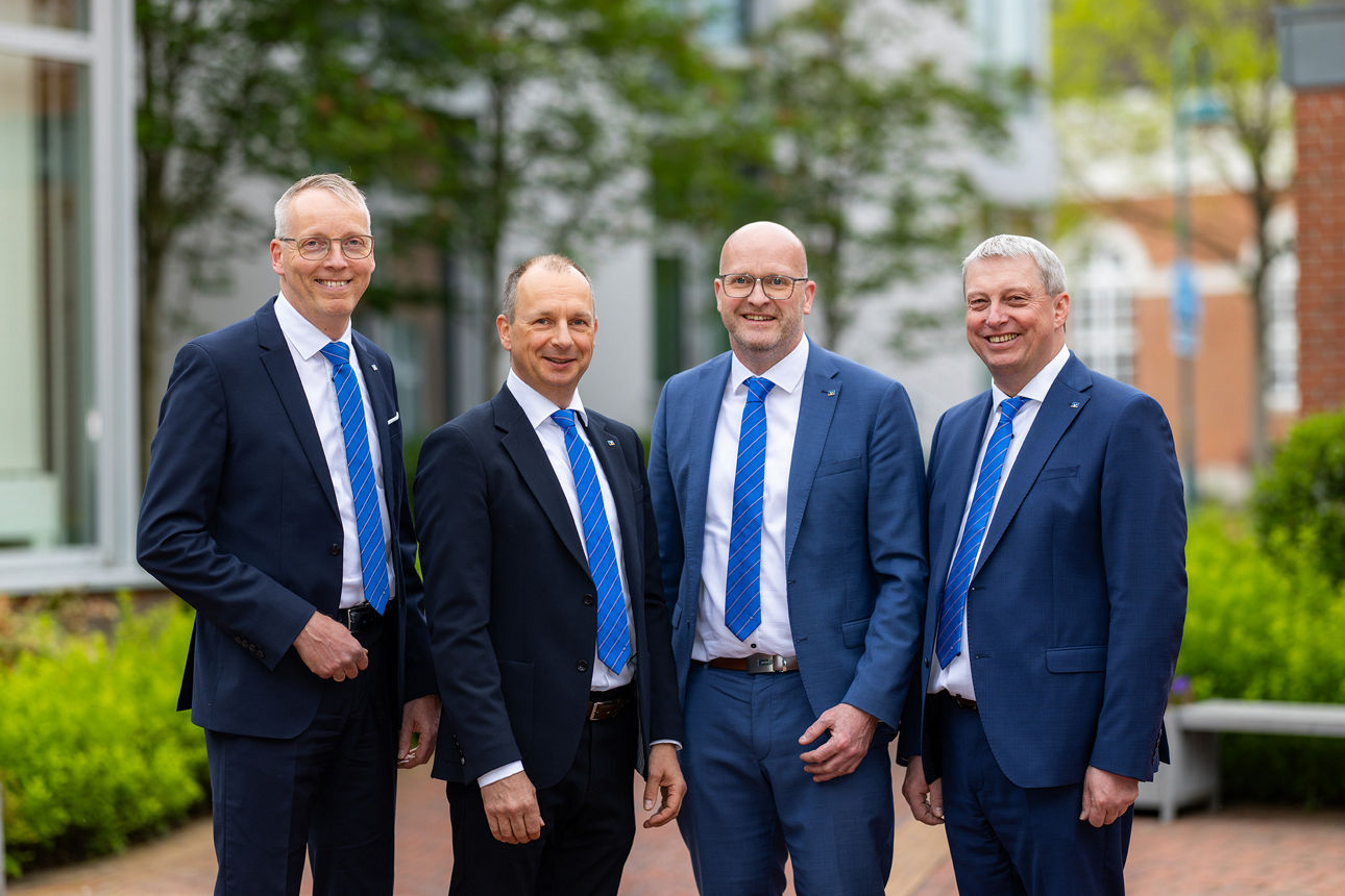 Zukünftige Vorstände der Fehntjer VR Bank 
