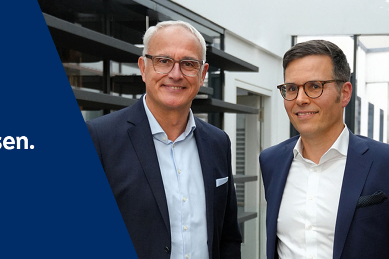 Vorstand: links Olaf Kothes und rechts Christoph Gommans