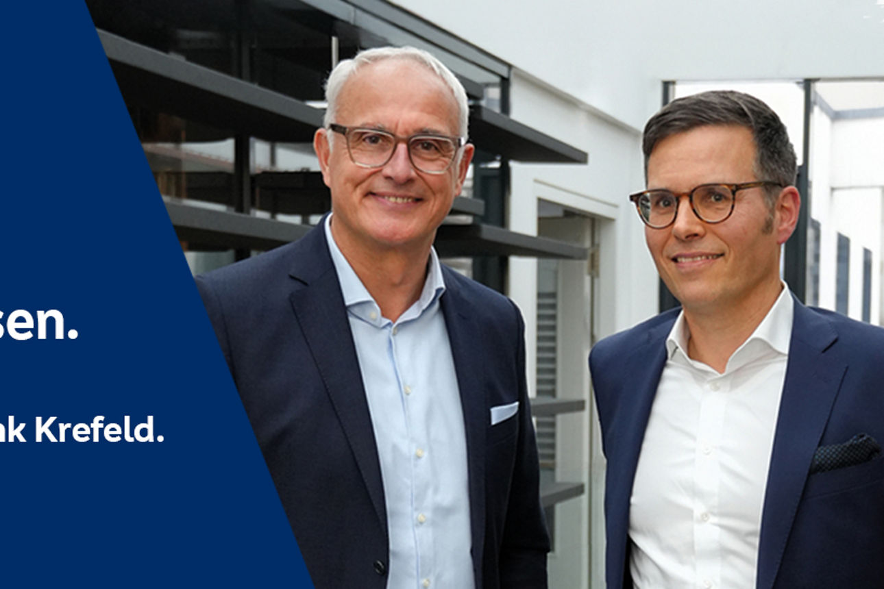 Vorstand: links Olaf Kothes und rechts Christoph Gommans