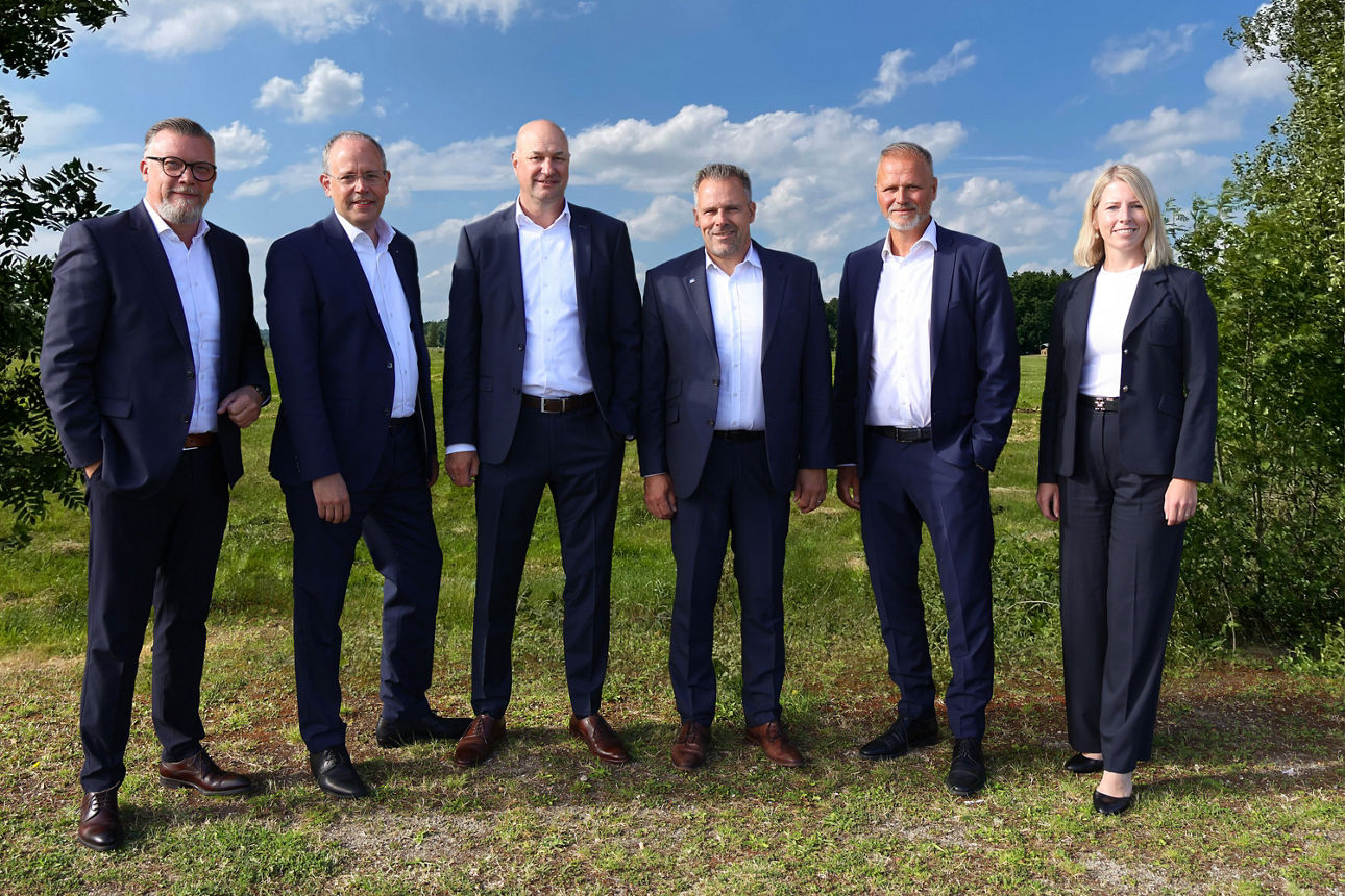 Vorstände der Volksbank im Elbe-Weser-Dreieck eG und der Volksbank eG Osterholz Bremervörde