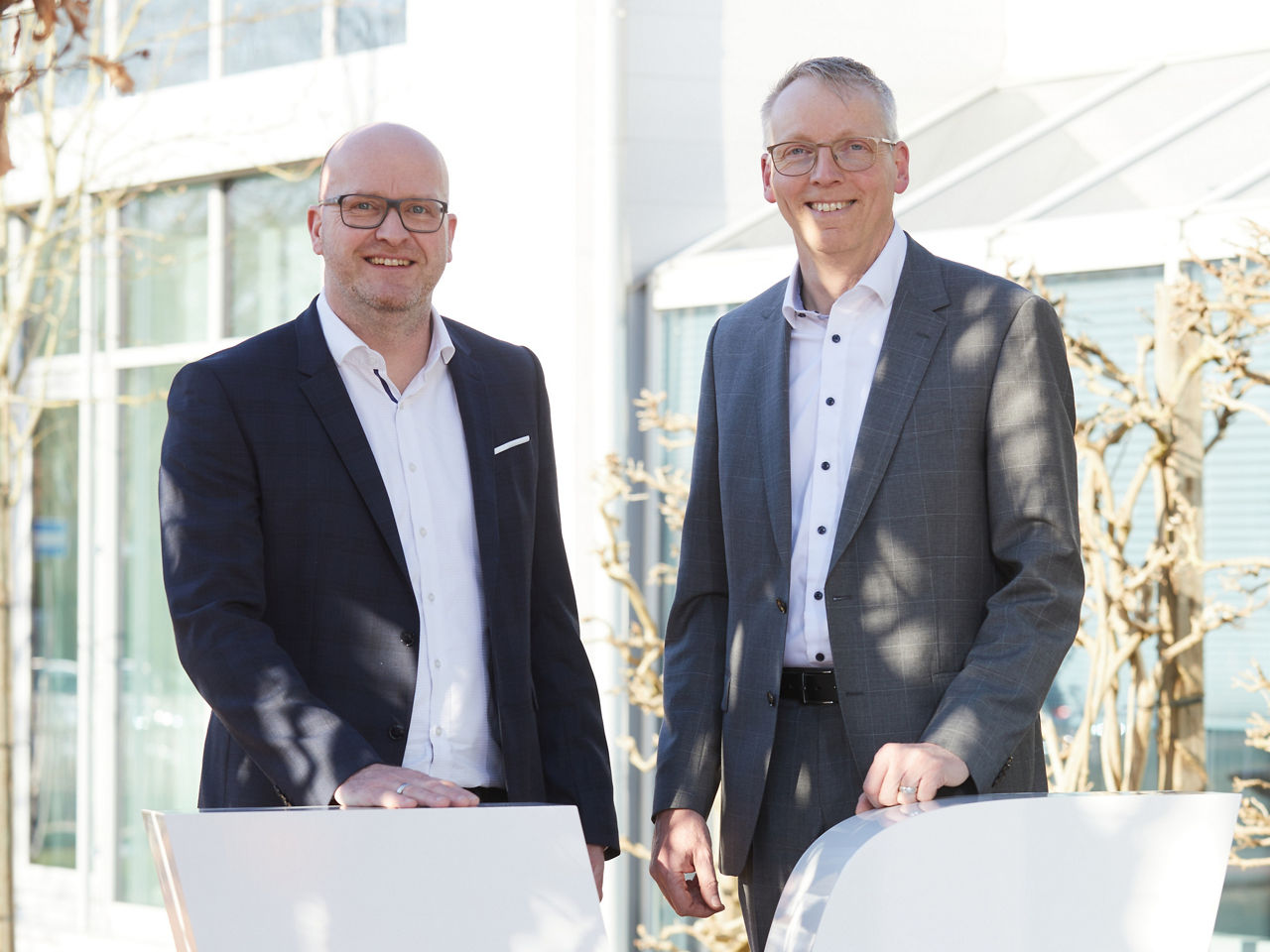 Mitglieder des Vorstandes der Volksbank Westrhauderfehn