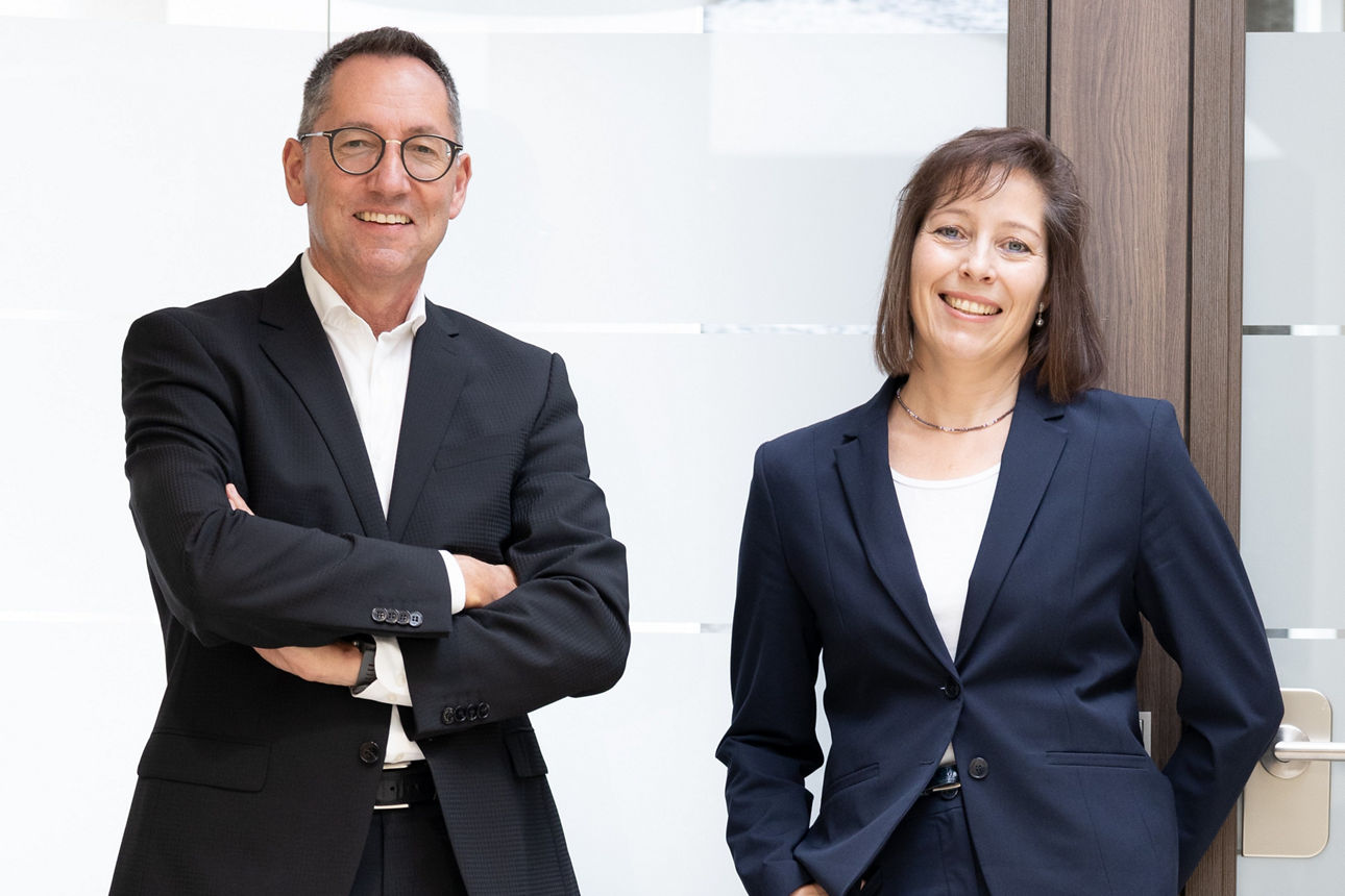 Unser Vorstandsteam: Harald Löhner und Heike Hartmann