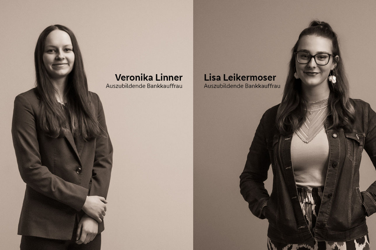 Unsere Mitarbeiterinnen Veronika Linner und Lisa Leikermoser