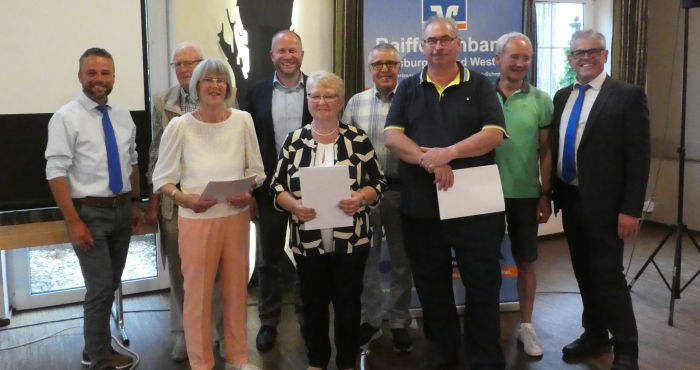 Mitgliederehrung bei der Infoversammlung in Wörleschwang