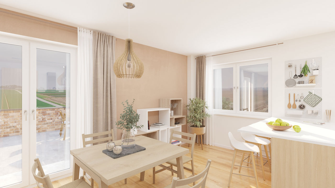 Nr. 8 Sonnige 3-Zimmer-Wohnung mit großer Terrasse