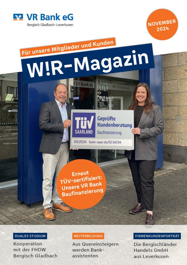2024 - Erneut TÜV-zertifiziert: Unsere VR Bank Baufinanzierung