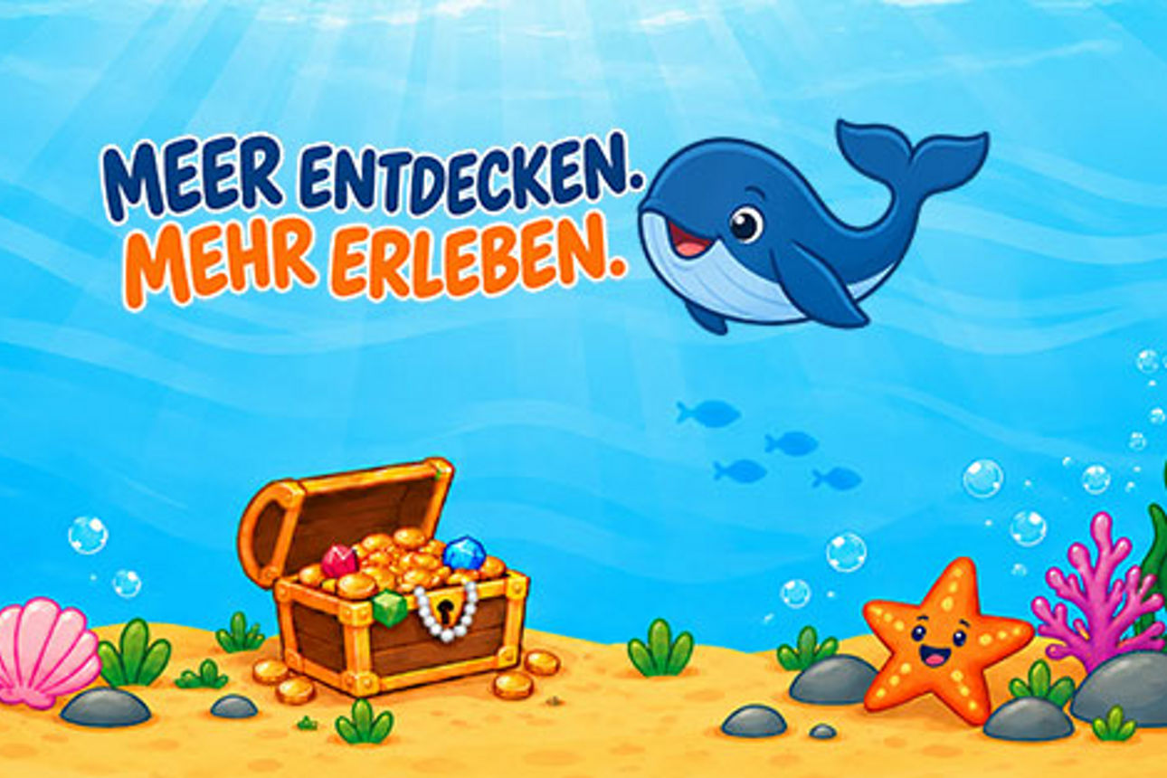 Werbebild Weltspartag unter Wasser