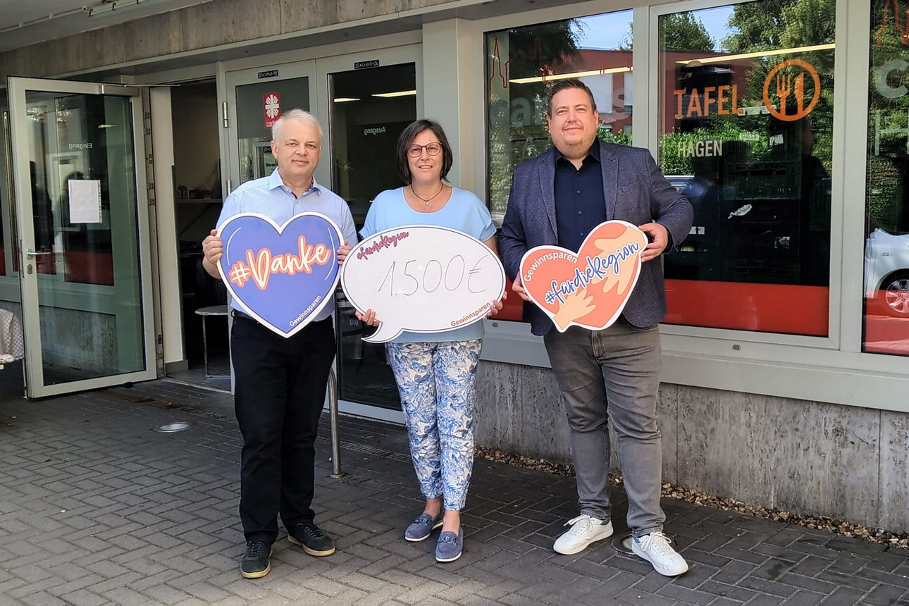 von links: Torsten Gunnemann, Michaela Engelhardt, Nicolas Büscher