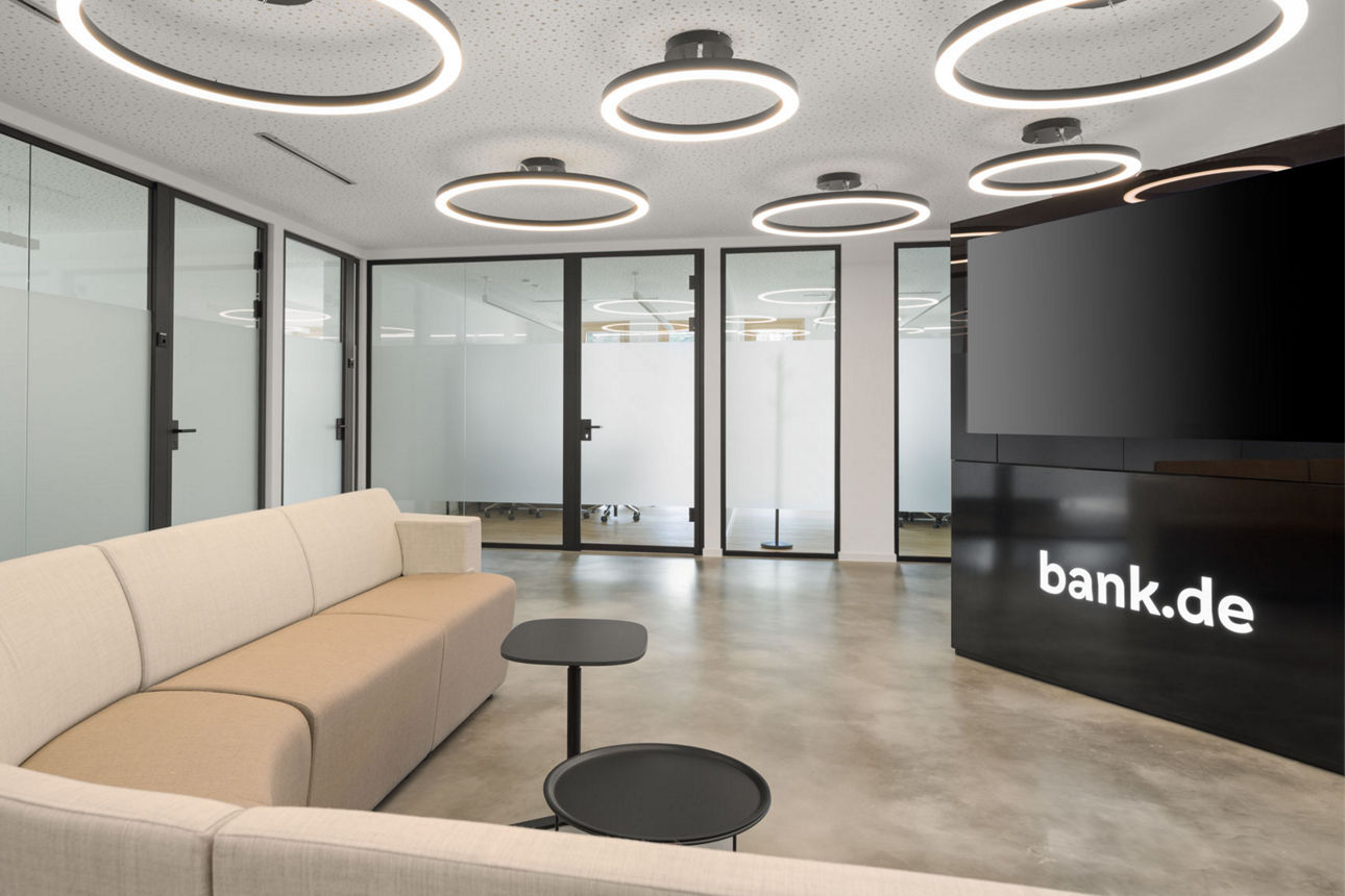 Wartebereich im Finanzzentrum Straubing