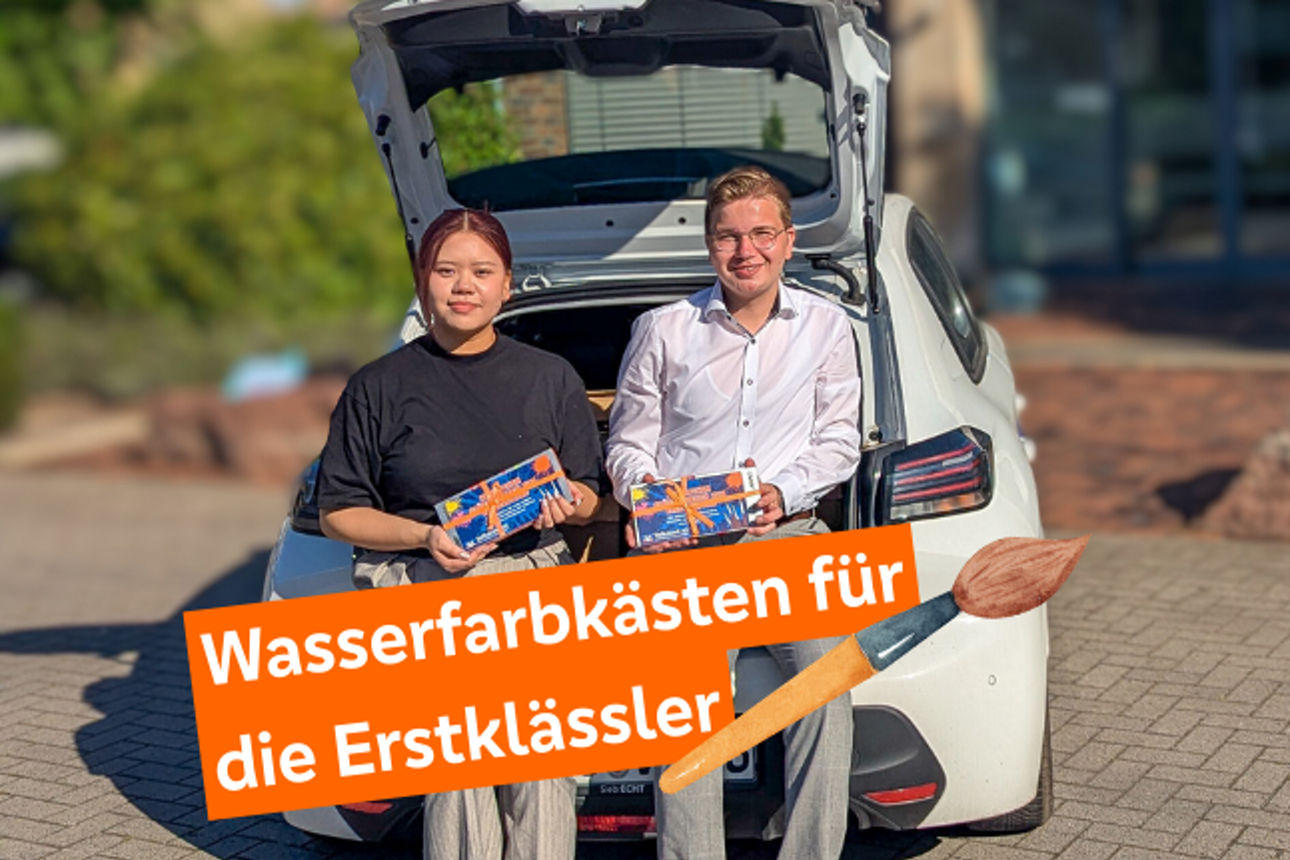 Wasserfarbkästen Einschulung 