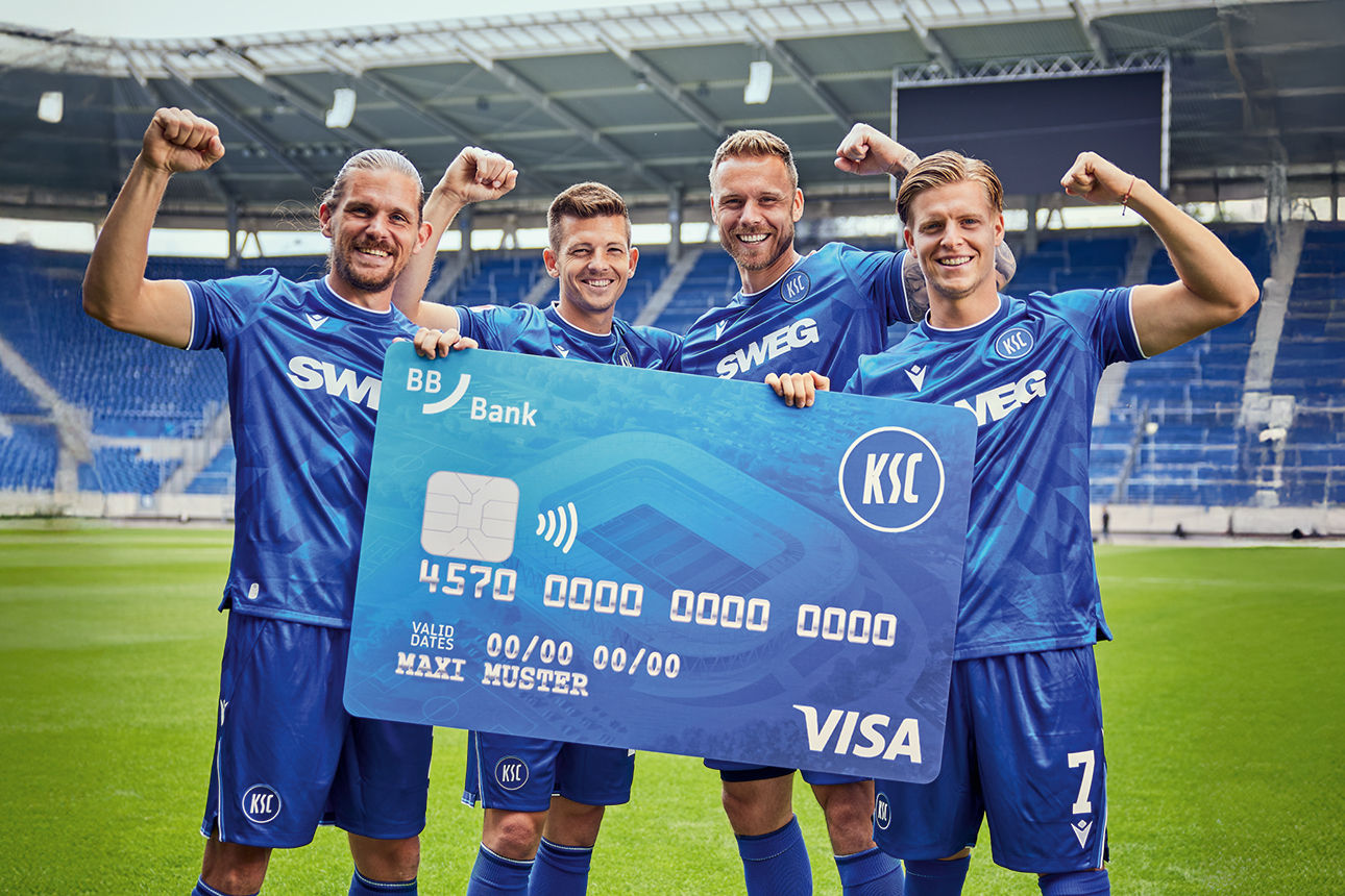 Visa DirectCard im KSC Design