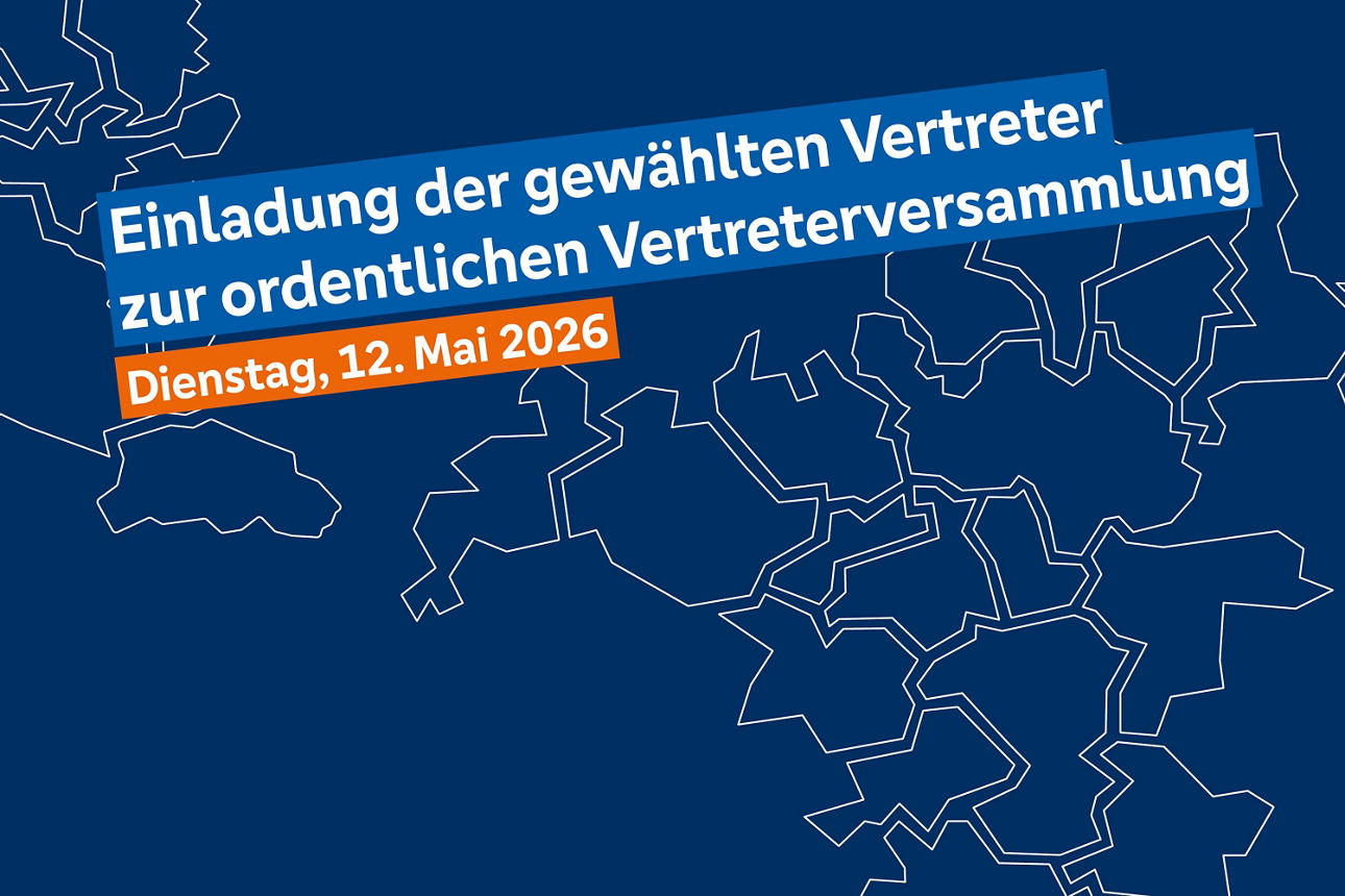 Einladung der gewählten Vertreter zur ordentlichen Vertreterversammlung am Dienstag, 12.Mai 2026