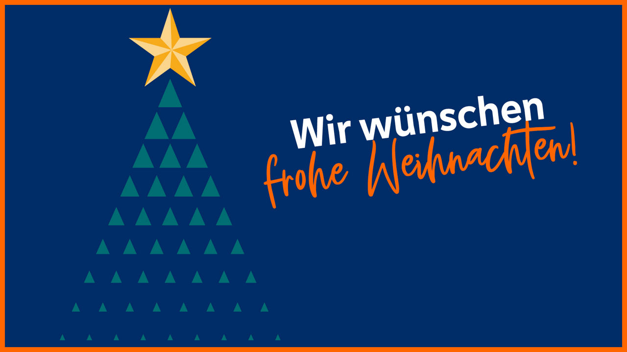Wir wünschen frohe Weihnachten!