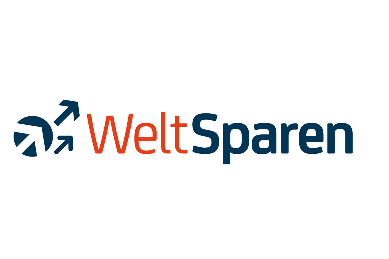 Bild mit dem Logo und dem Schriftzug WeltSparen