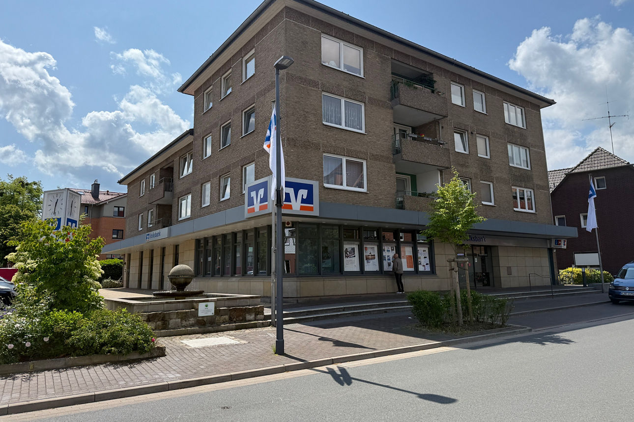 Außenansicht der Geschäftsstelle Wennigsen