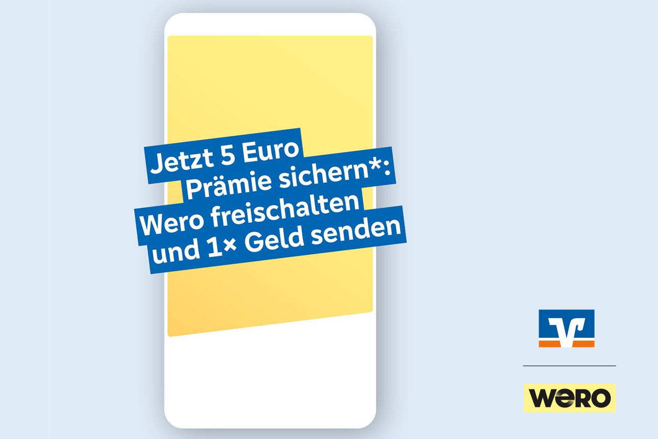 Smartphone mit Wero-Screen