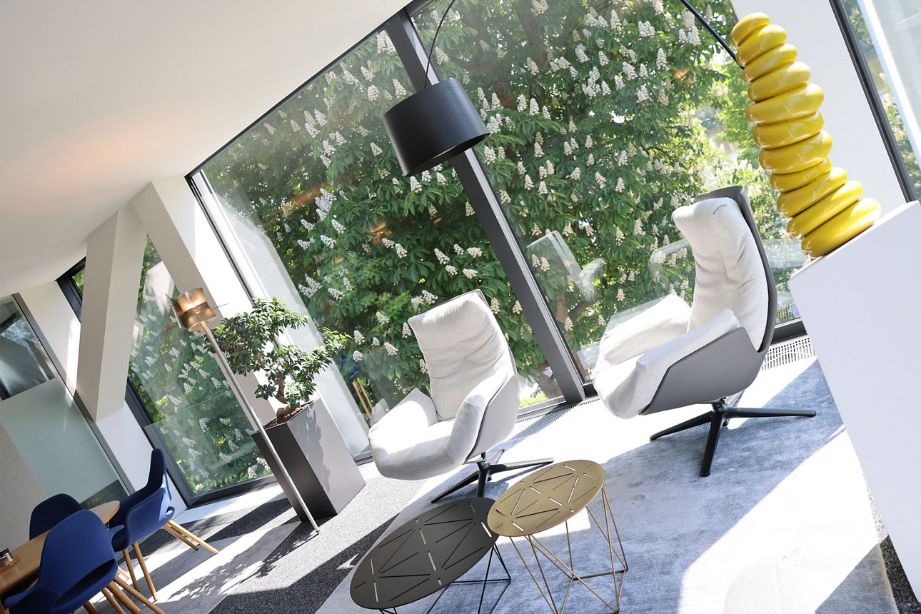 Der Eingangsbereich der Werte-Bank-Münsterland in Münster