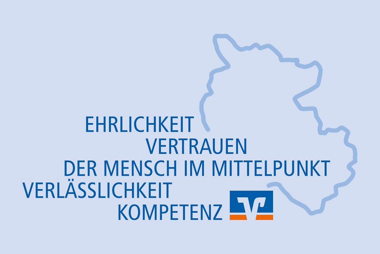 Wertewolke: Ehrlichkeit, Vertrauen, Der Mensch im Mittelpunkt, Verlässlichkeit und Kompetenz