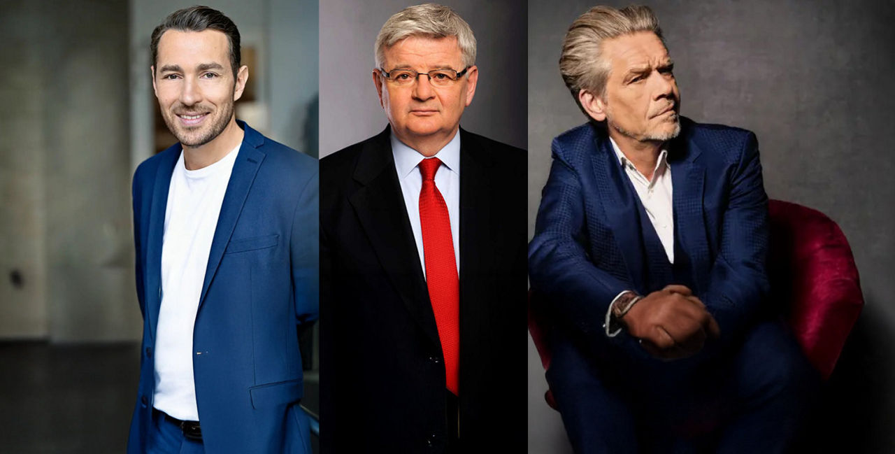 Sven Voss, Joschka Fischer, Hajo Schumacher