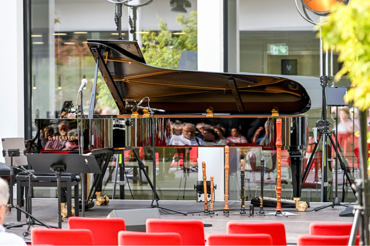 Aufnahme von der Bühne