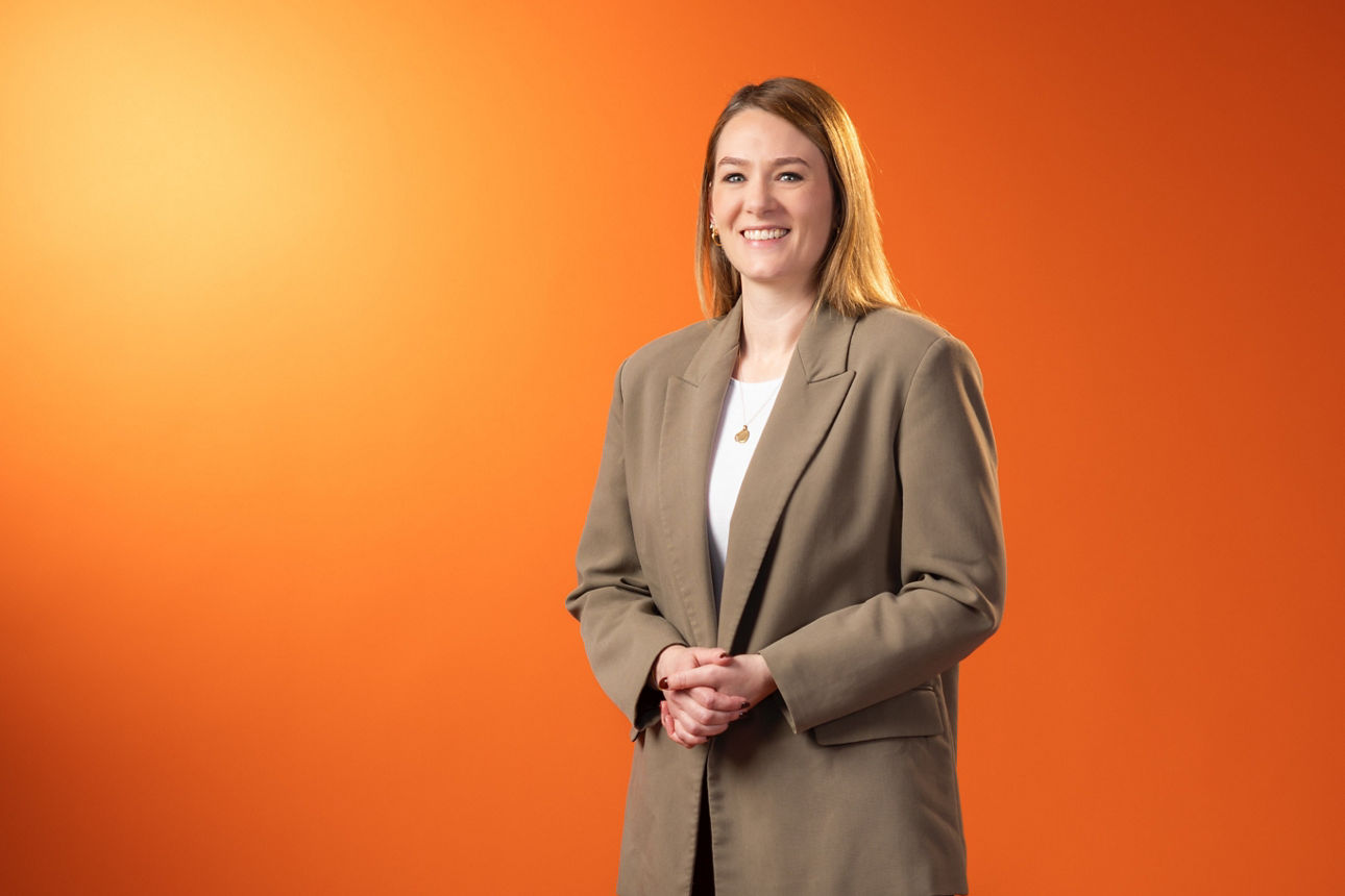 Bild Ausbilderin Lena Wiedmann