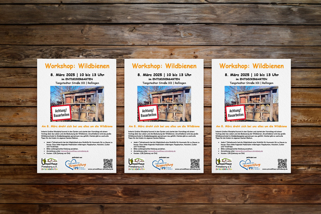 Flyer Wildbienen-Workshop