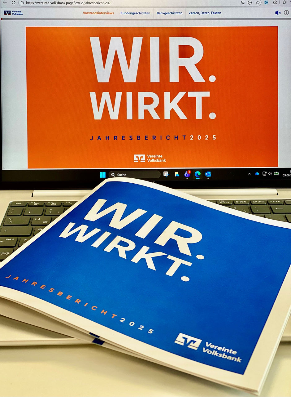 Foto Jahresbericht 2025 Vereinte Volksbank Wir wirkt