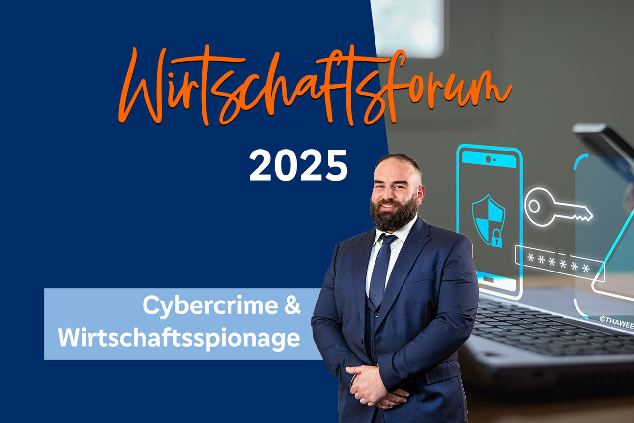 Mann mit Bart in einem Blauen Anzug 