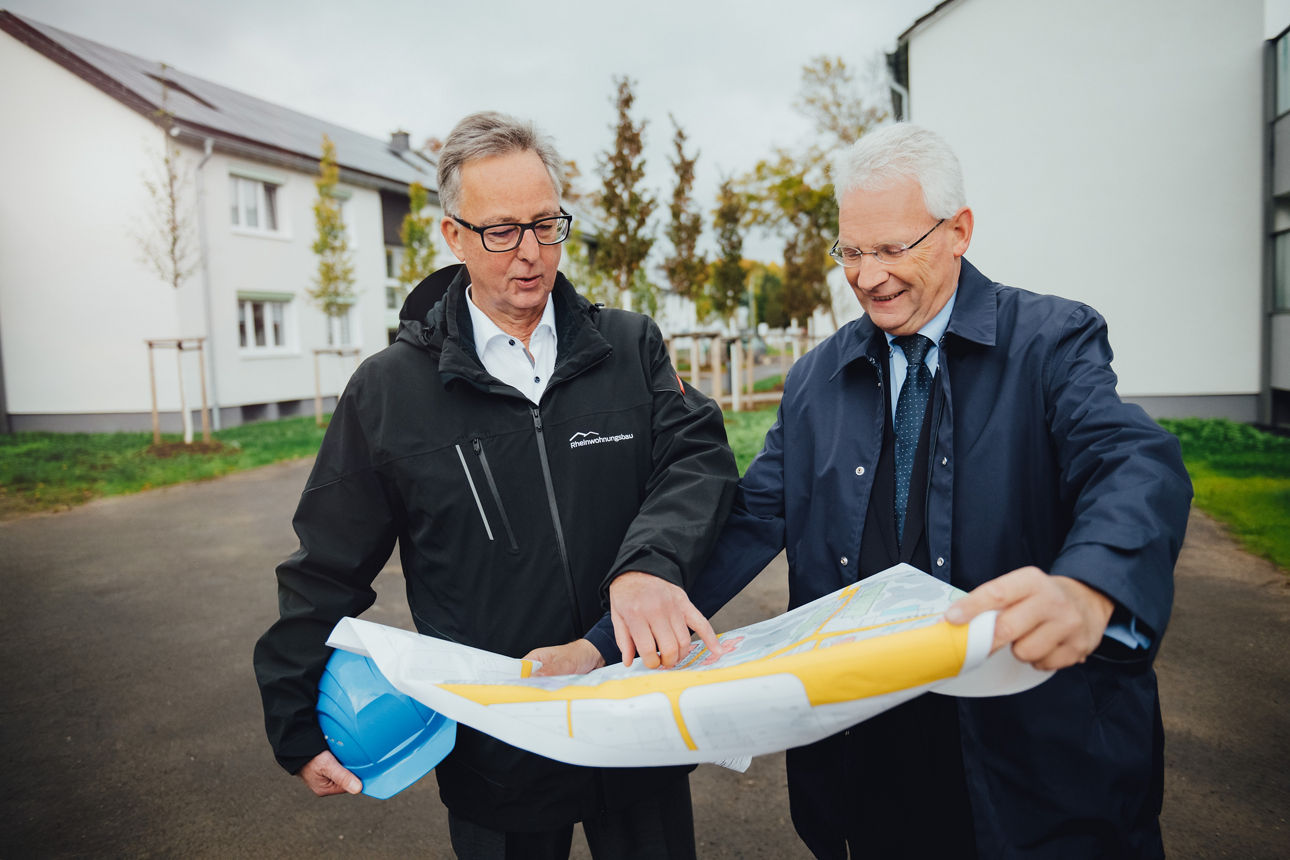 Ein Architekt plant ein neues Projekt