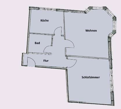 Grundriss der Wohnung
