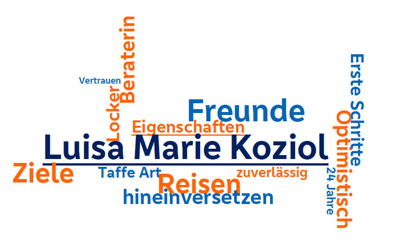 Wörter die Louise Marie Koziol beschreiben