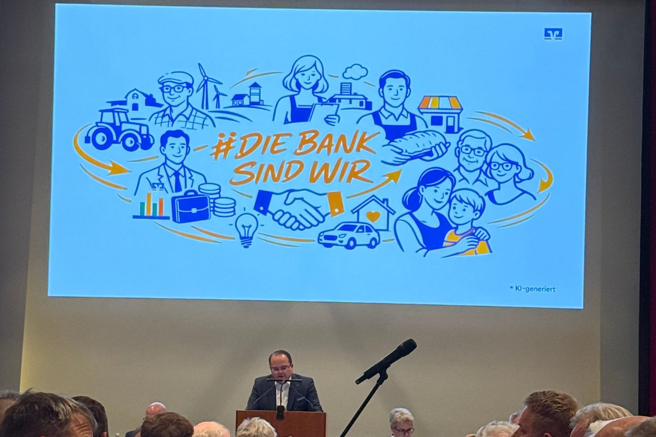 #DIE BANK SIND WIR