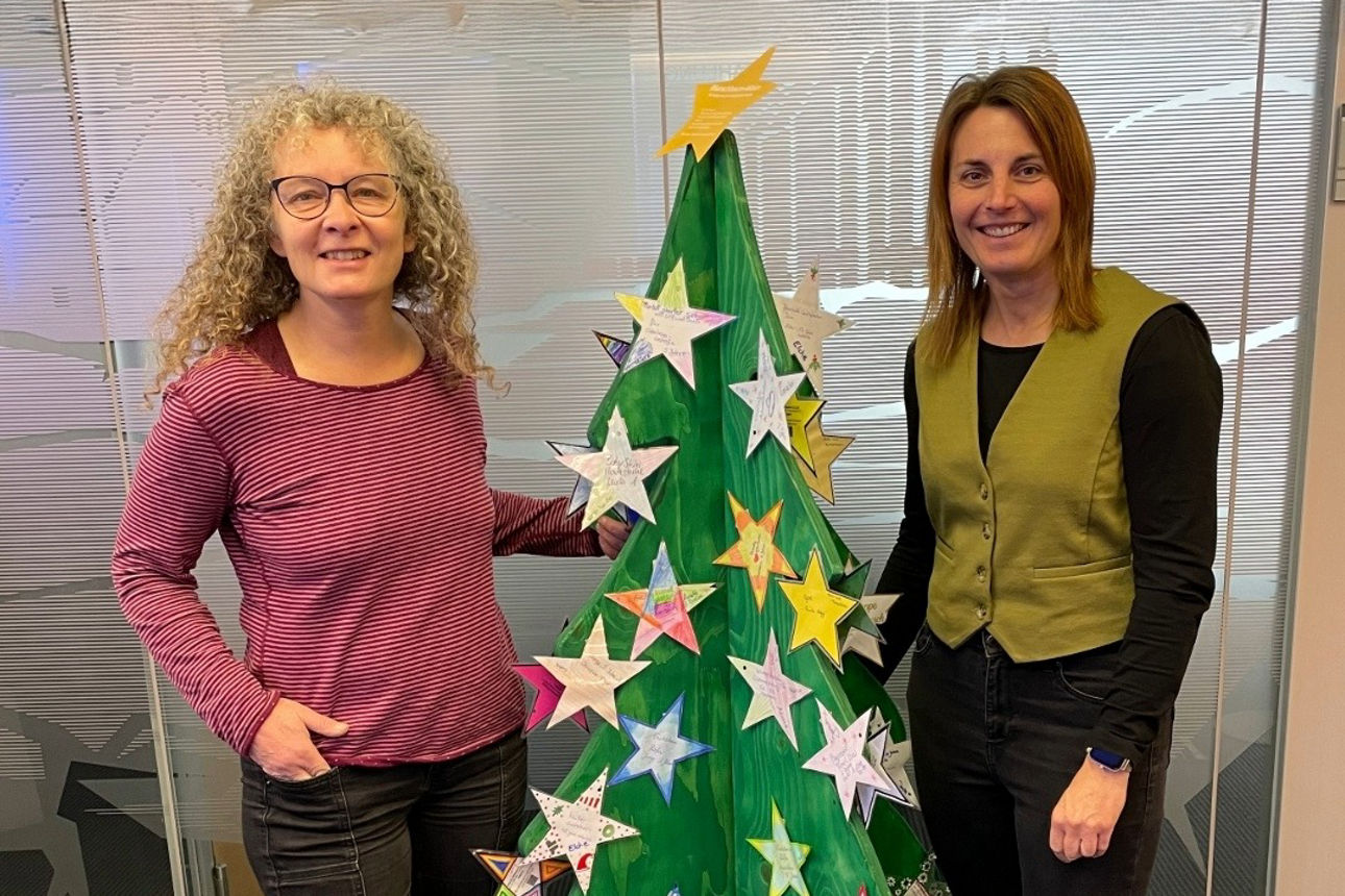 Wunschbaum in Sulzbach mit den Verantwortlichen 