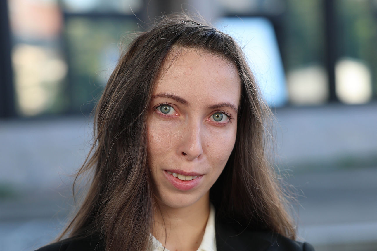 Portraitbild unseres Azubis Yana Rybitzksa