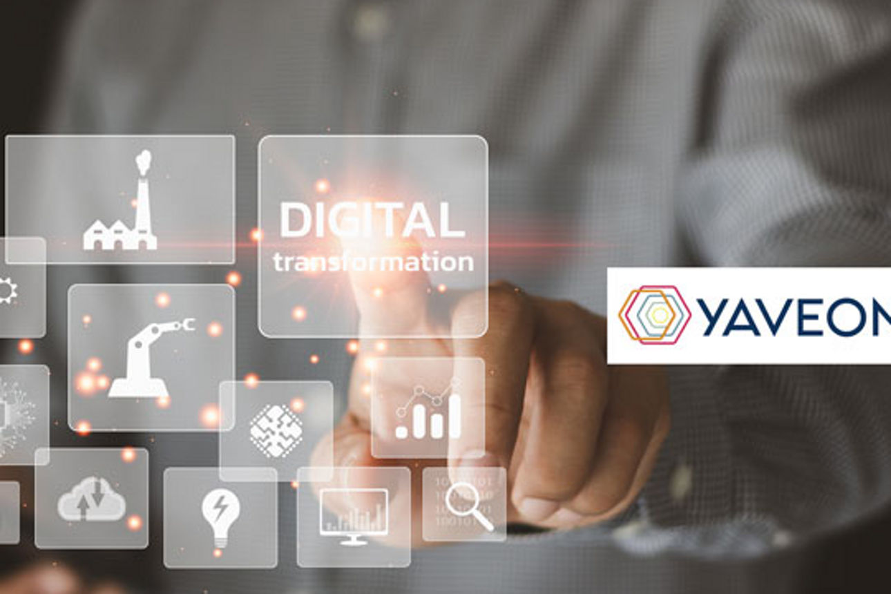 Touchscreenbildschirm mit Logo YAVEON